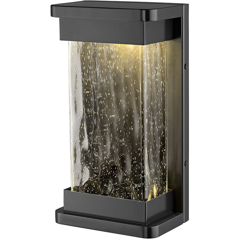 Ederle LED 12.01 inch Powder Coated Black Outdoor Wall Sconce